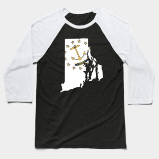 Rhode Island Love Baseball T-Shirt